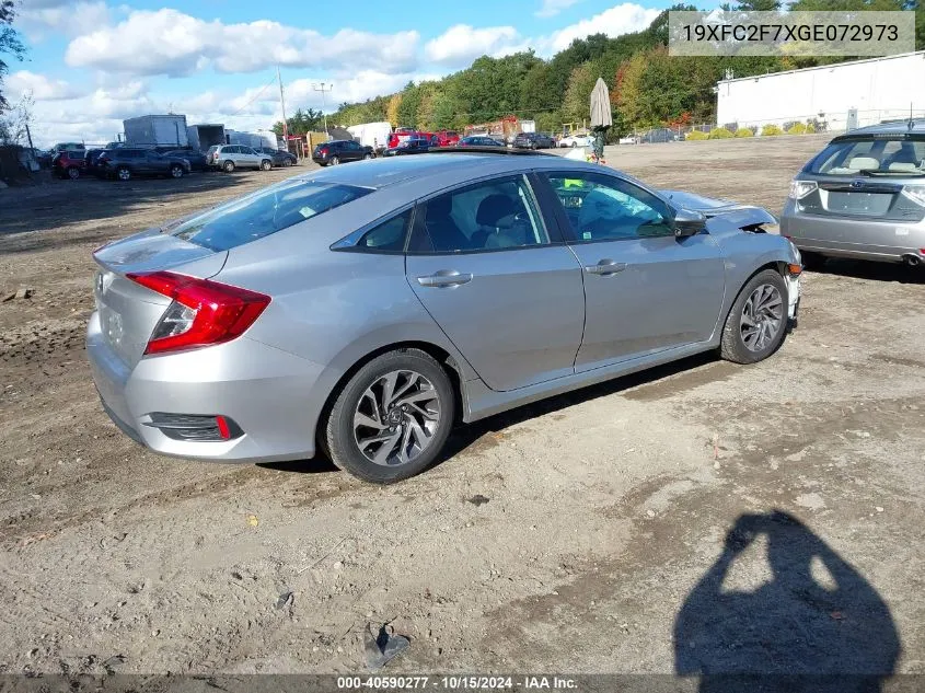 2016 Honda Civic Ex VIN: 19XFC2F7XGE072973 Lot: 40590277