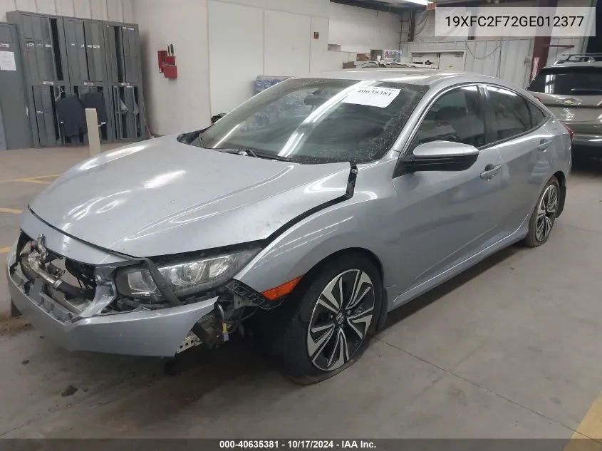 19XFC2F72GE012377 2016 Honda Civic Ex