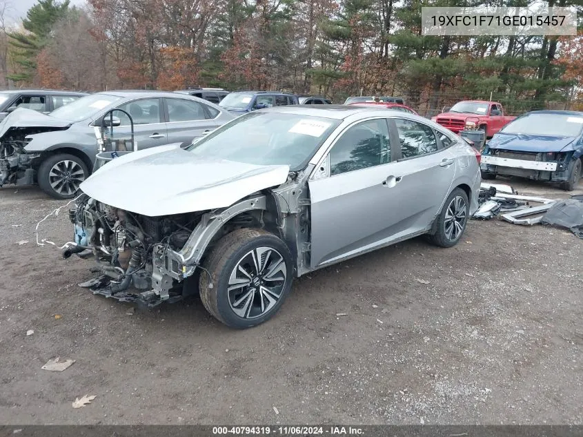 2016 Honda Civic Ex-L VIN: 19XFC1F71GE015457 Lot: 40794319