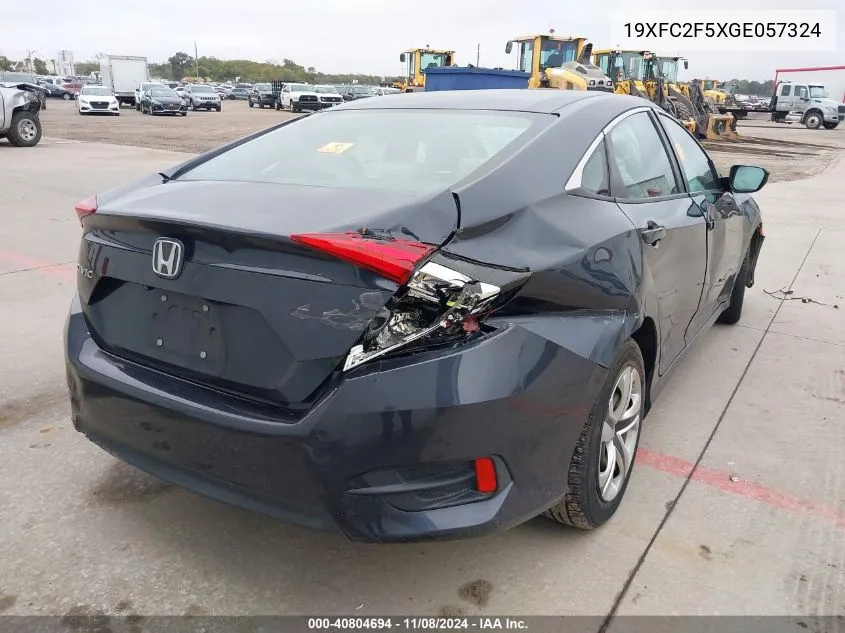 2016 Honda Civic Lx VIN: 19XFC2F5XGE057324 Lot: 40804694