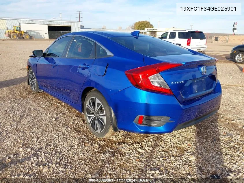 2016 Honda Civic Ex-T VIN: 19XFC1F34GE025901 Lot: 40829963