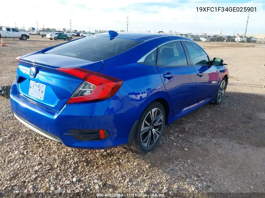 2016 Honda Civic Ex-T VIN: 19XFC1F34GE025901 Lot: 40829963