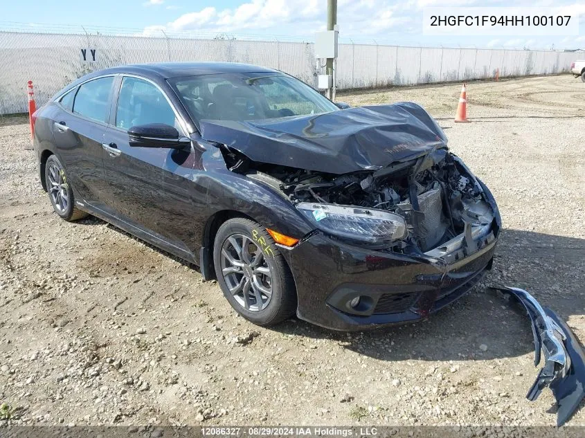 2017 Honda Civic Sedan VIN: 2HGFC1F94HH100107 Lot: 12086327