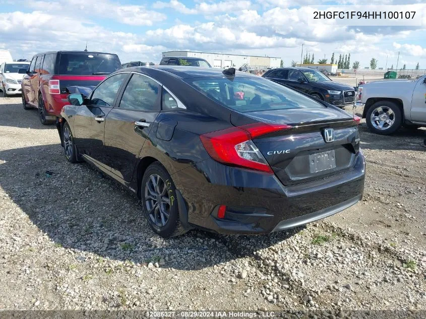 2017 Honda Civic Sedan VIN: 2HGFC1F94HH100107 Lot: 12086327