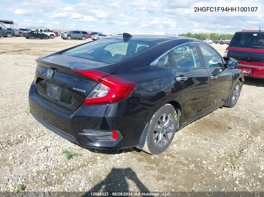 2HGFC1F94HH100107 2017 Honda Civic Sedan