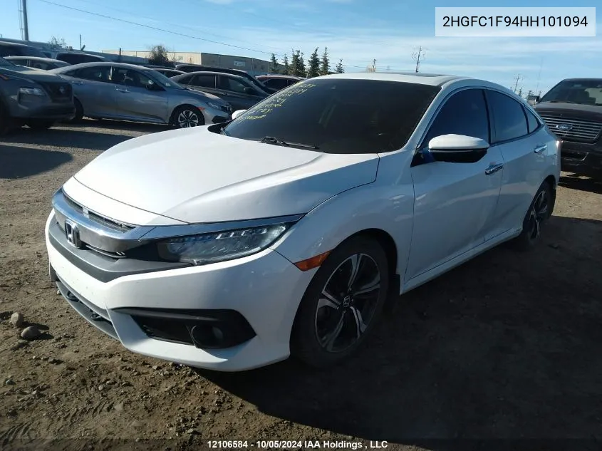 2017 Honda Civic Sedan VIN: 2HGFC1F94HH101094 Lot: 12106584