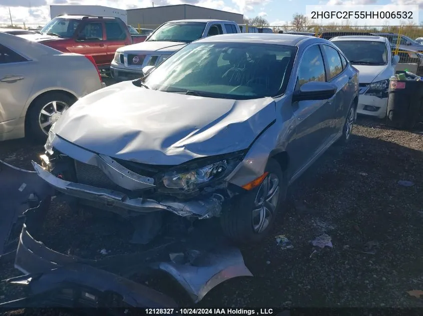 2HGFC2F55HH006532 2017 Honda Civic Sedan