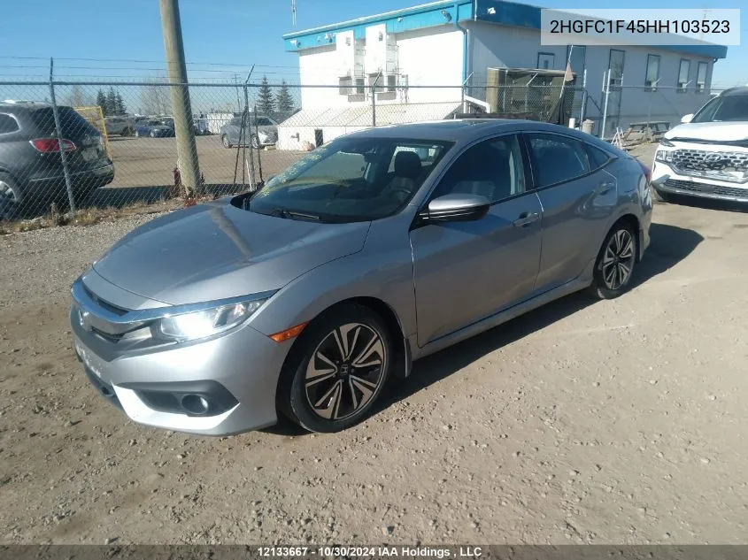 2017 Honda Civic Sedan VIN: 2HGFC1F45HH103523 Lot: 12133667