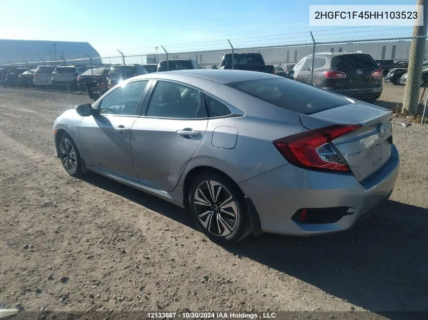 2017 Honda Civic Sedan VIN: 2HGFC1F45HH103523 Lot: 12133667