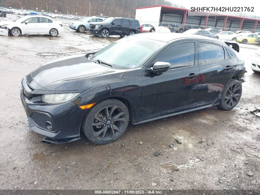 2017 Honda Civic Sport VIN: SHHFK7H42HU221762 Lot: 38002867