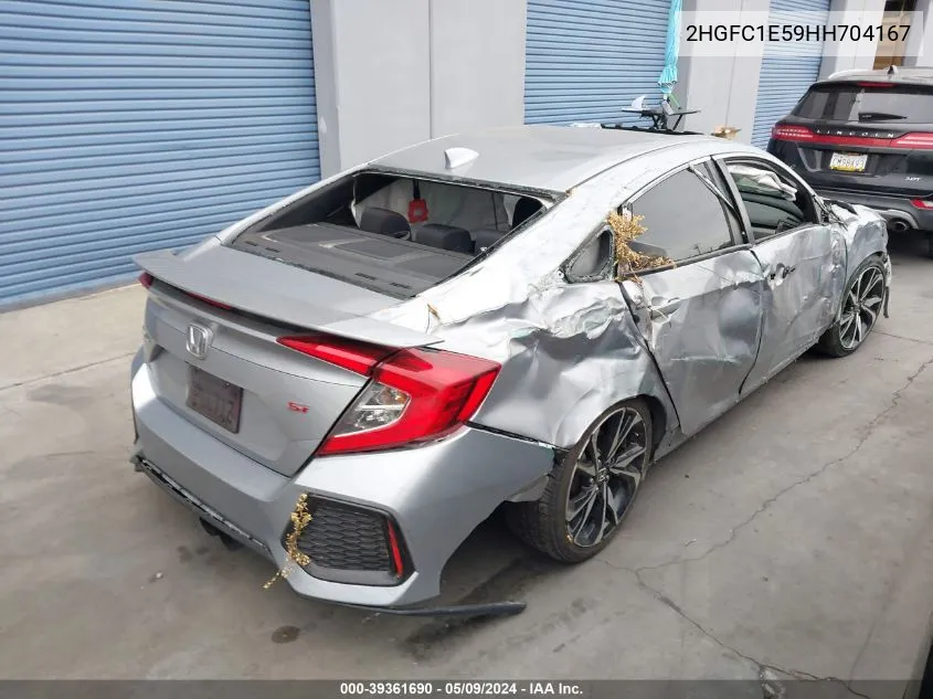 2HGFC1E59HH704167 2017 Honda Civic Si