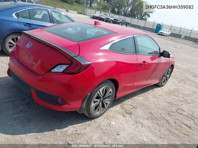 2HGFC3A36HH359082 2017 Honda Civic Ex-T