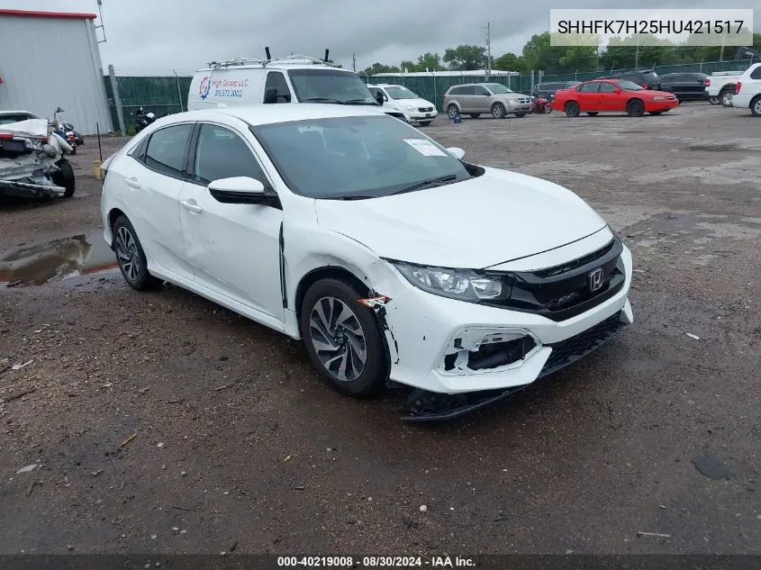 SHHFK7H25HU421517 2017 Honda Civic Lx