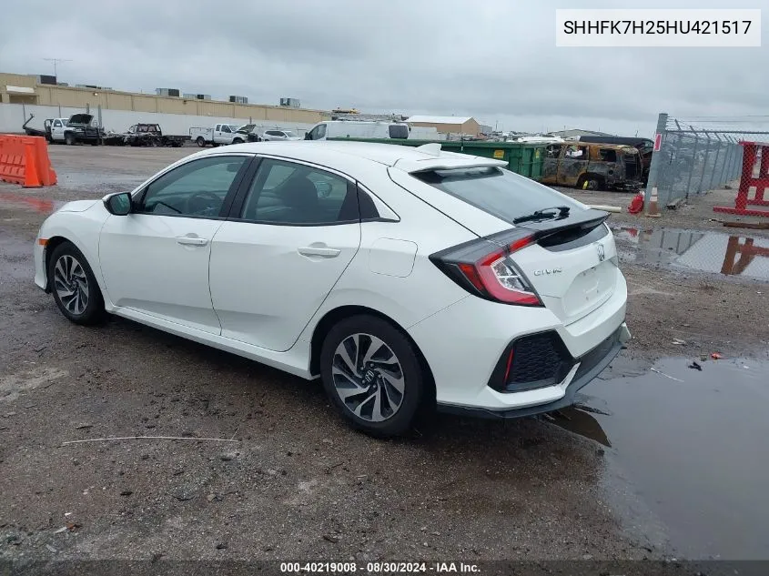 SHHFK7H25HU421517 2017 Honda Civic Lx