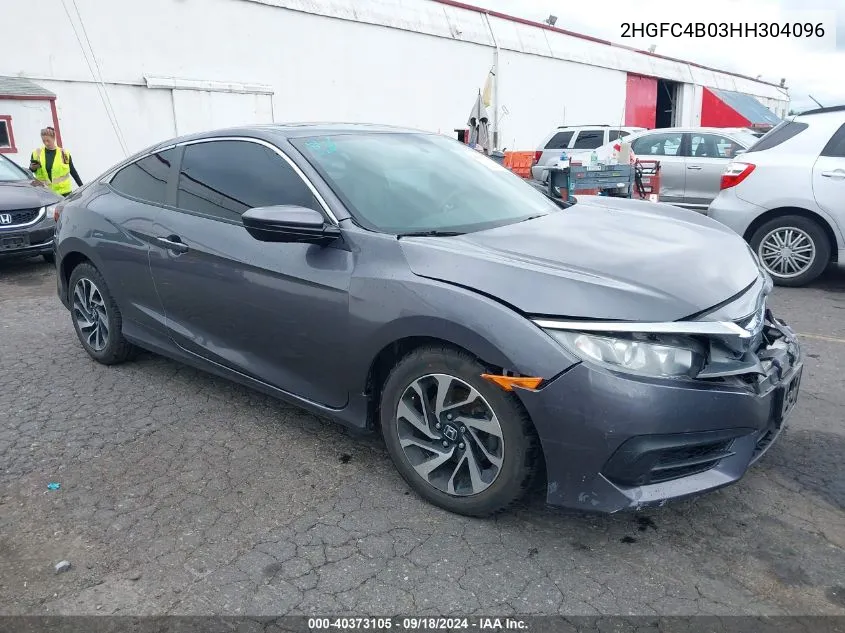 2017 Honda Civic Lx-P VIN: 2HGFC4B03HH304096 Lot: 40373105