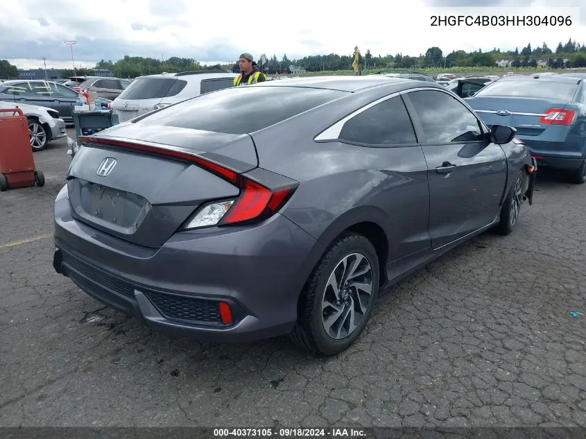 2017 Honda Civic Lx-P VIN: 2HGFC4B03HH304096 Lot: 40373105