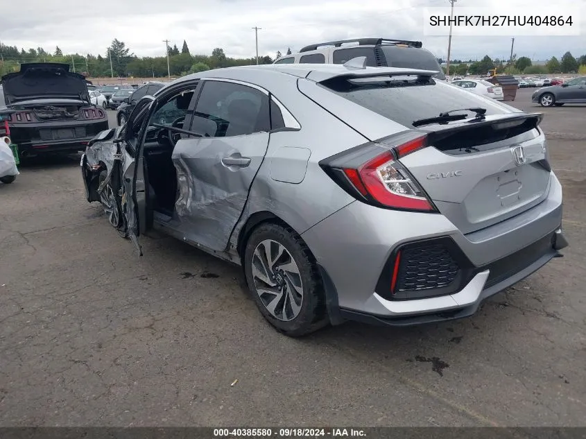 SHHFK7H27HU404864 2017 Honda Civic Lx