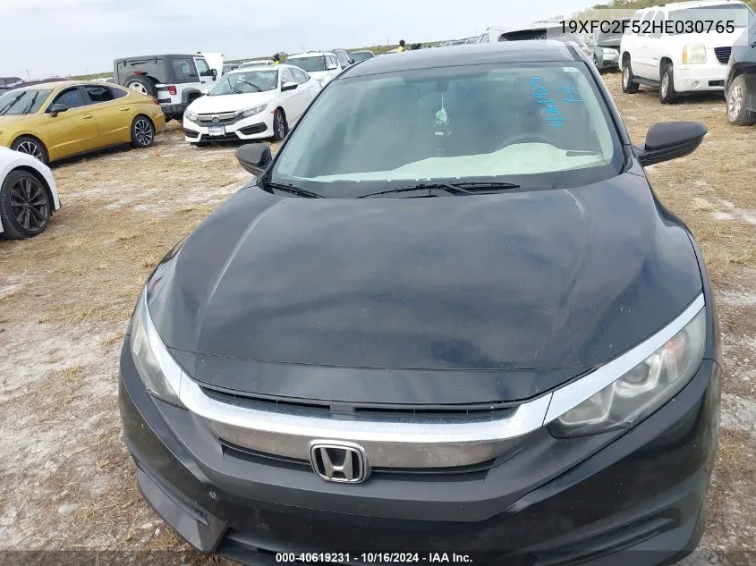 19XFC2F52HE030765 2017 Honda Civic Lx