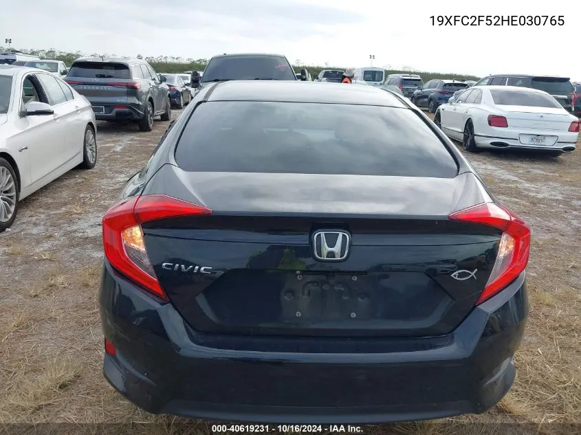 19XFC2F52HE030765 2017 Honda Civic Lx