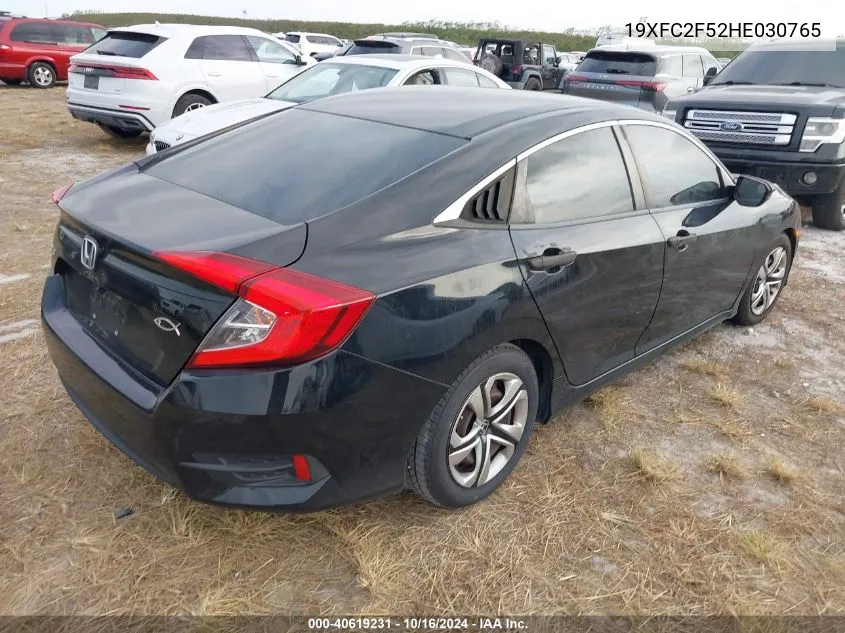 19XFC2F52HE030765 2017 Honda Civic Lx