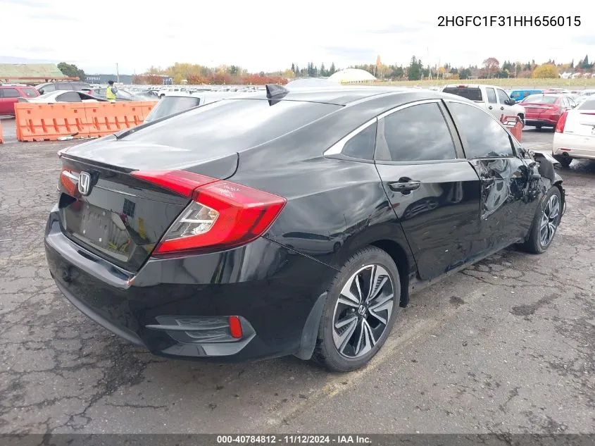 2017 Honda Civic Ex-T VIN: 2HGFC1F31HH656015 Lot: 40784812