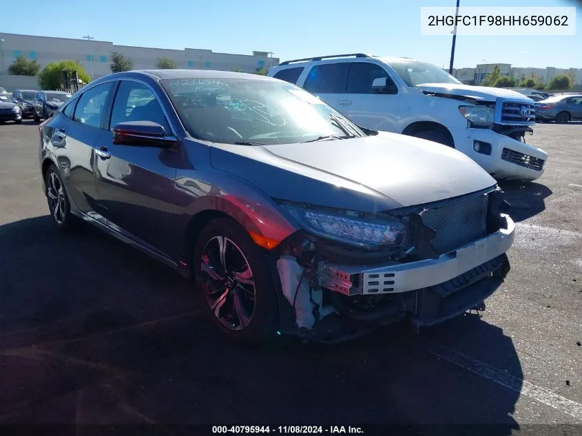 2017 Honda Civic Touring VIN: 2HGFC1F98HH659062 Lot: 40795944