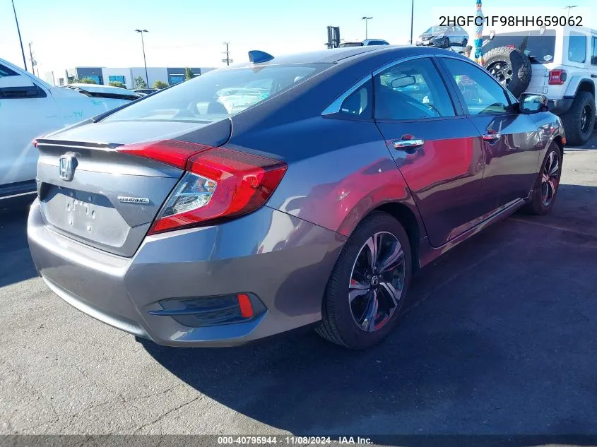 2017 Honda Civic Touring VIN: 2HGFC1F98HH659062 Lot: 40795944