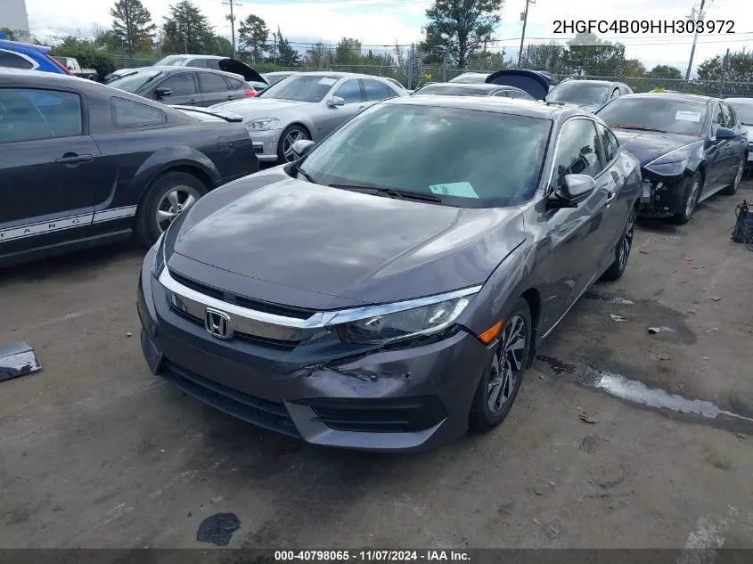 2017 Honda Civic Lx-P VIN: 2HGFC4B09HH303972 Lot: 40798065