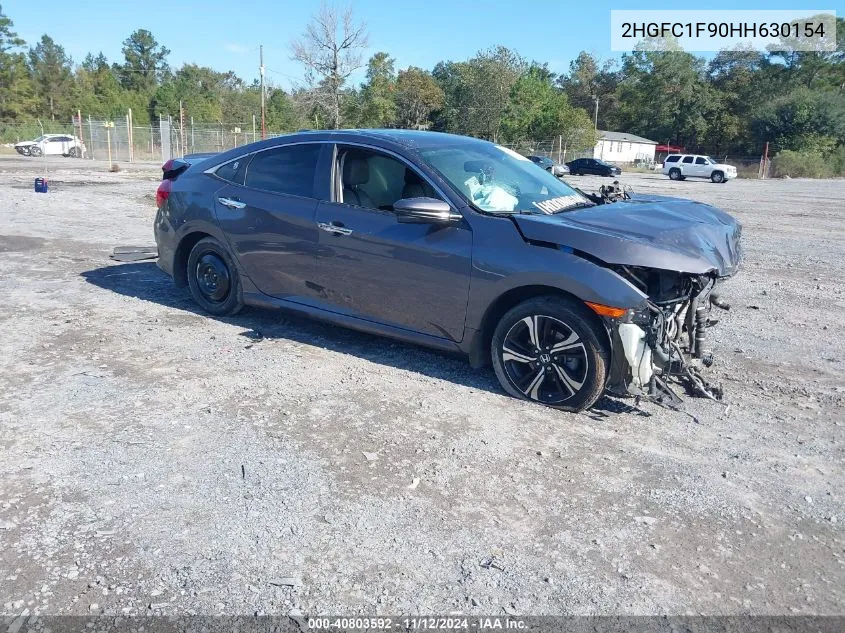 2017 Honda Civic Touring VIN: 2HGFC1F90HH630154 Lot: 40803592