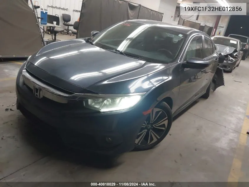 2017 Honda Civic Ex-T VIN: 19XFC1F32HE012856 Lot: 40818029