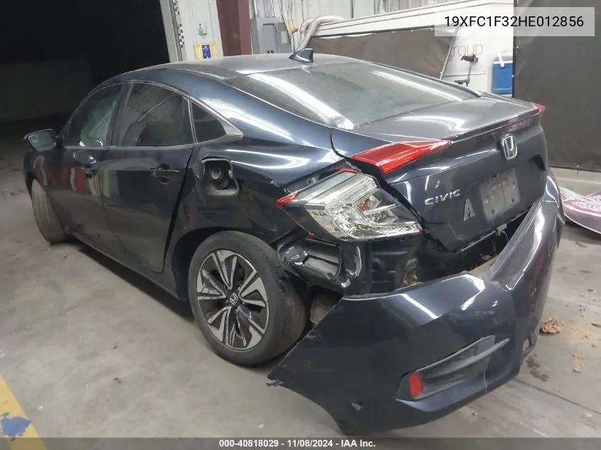 2017 Honda Civic Ex-T VIN: 19XFC1F32HE012856 Lot: 40818029