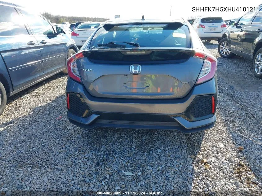 2017 Honda Civic Ex VIN: SHHFK7H5XHU410121 Lot: 40829489