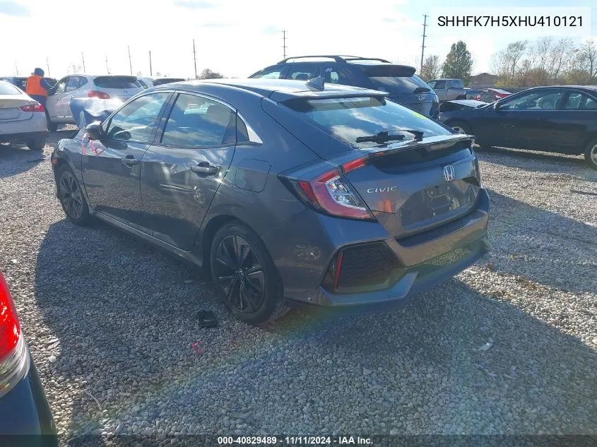 2017 Honda Civic Ex VIN: SHHFK7H5XHU410121 Lot: 40829489