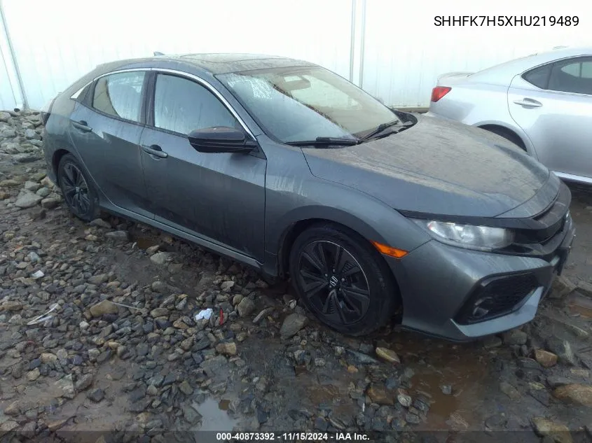 2017 Honda Civic Ex VIN: SHHFK7H5XHU219489 Lot: 40873392