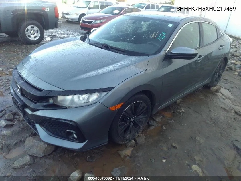 2017 Honda Civic Ex VIN: SHHFK7H5XHU219489 Lot: 40873392