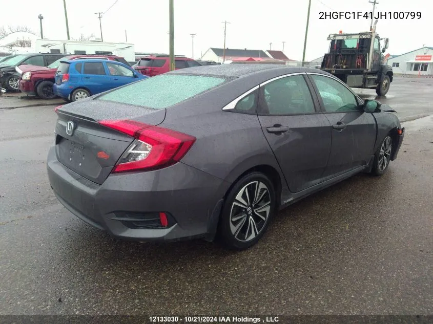 2018 Honda Civic Sedan VIN: 2HGFC1F41JH100799 Lot: 12133030