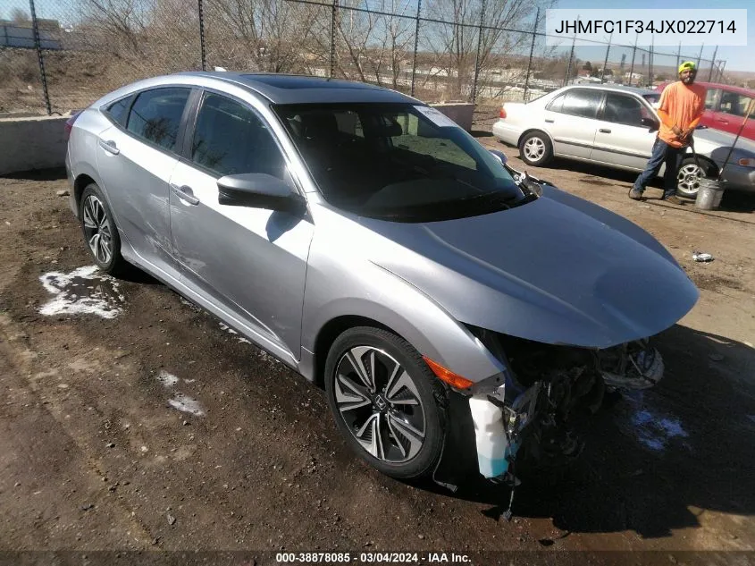 JHMFC1F34JX022714 2018 Honda Civic Ex-T