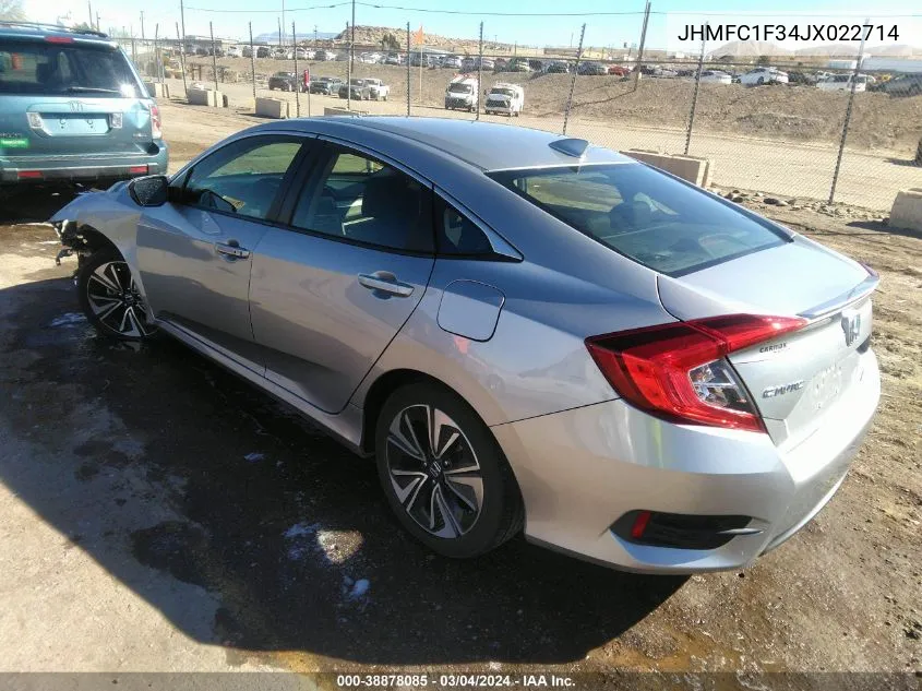 JHMFC1F34JX022714 2018 Honda Civic Ex-T