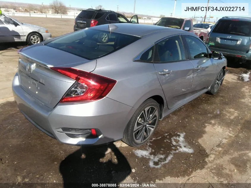 JHMFC1F34JX022714 2018 Honda Civic Ex-T