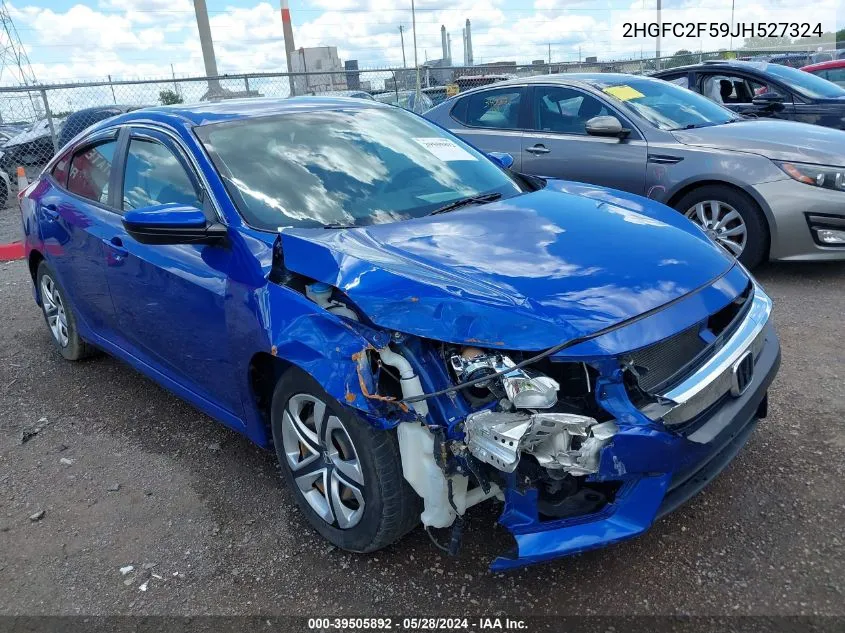 2HGFC2F59JH527324 2018 Honda Civic Lx