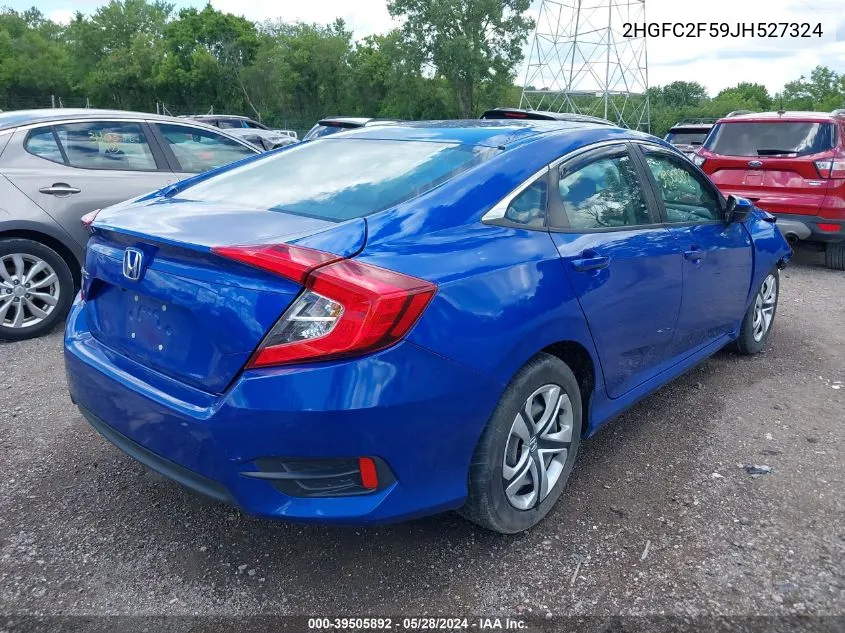 2HGFC2F59JH527324 2018 Honda Civic Lx