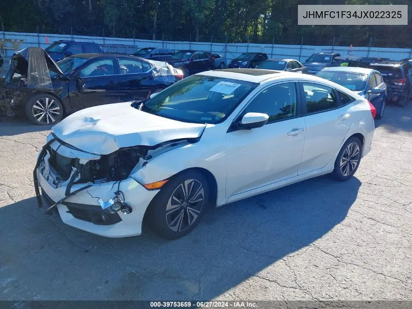 JHMFC1F34JX022325 2018 Honda Civic Ex-T