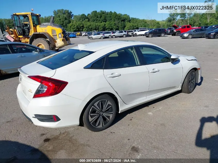 JHMFC1F34JX022325 2018 Honda Civic Ex-T