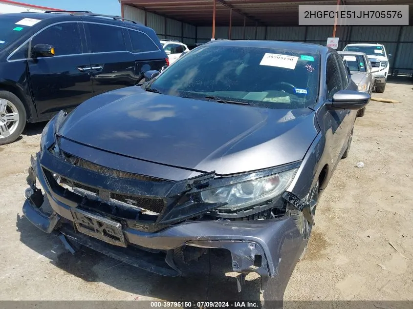 2HGFC1E51JH705576 2018 Honda Civic Si