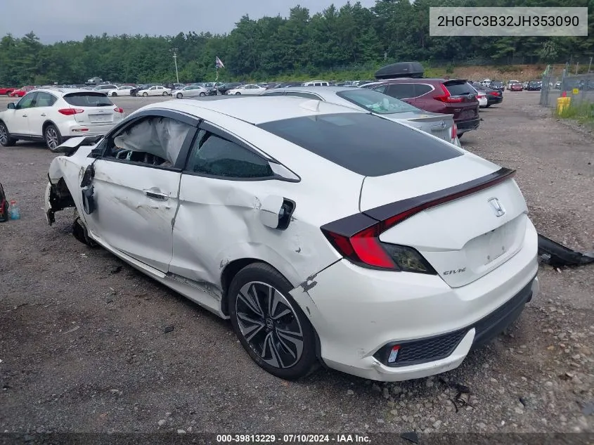 2HGFC3B32JH353090 2018 Honda Civic Ex-T