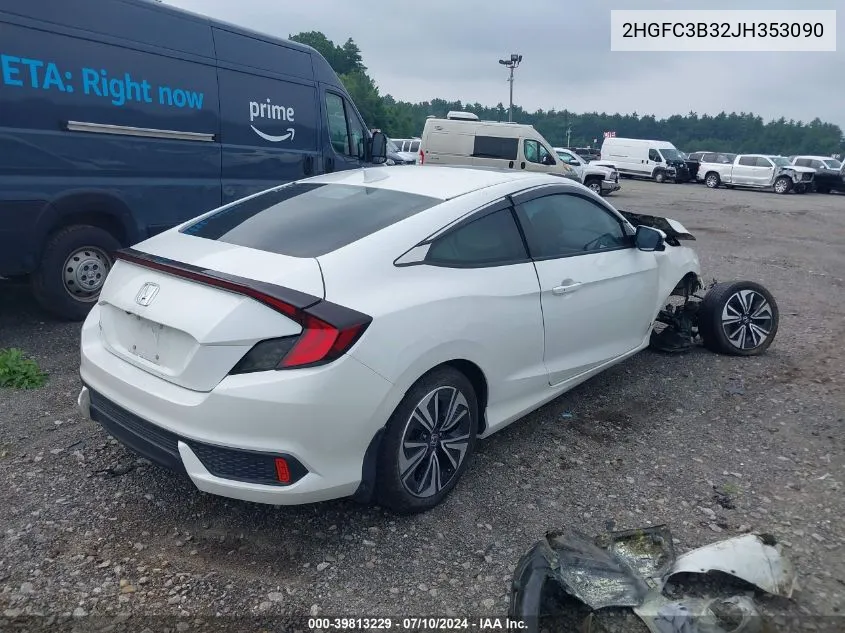 2HGFC3B32JH353090 2018 Honda Civic Ex-T