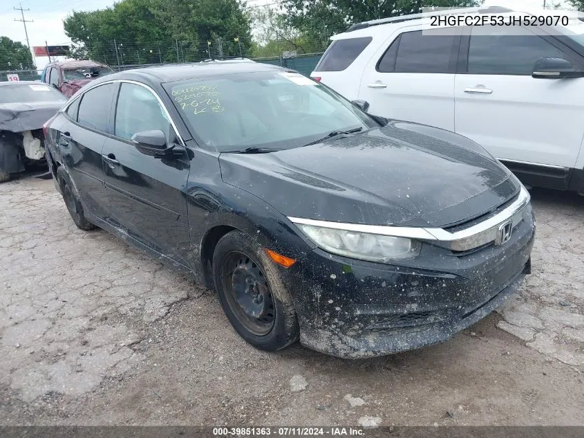 2HGFC2F53JH529070 2018 Honda Civic Lx