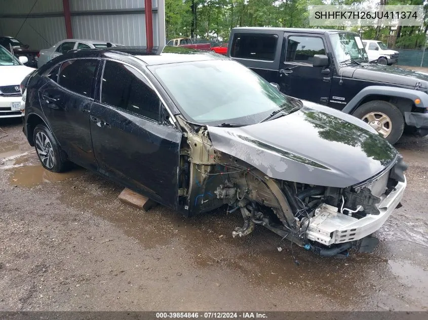 SHHFK7H26JU411374 2018 Honda Civic Lx