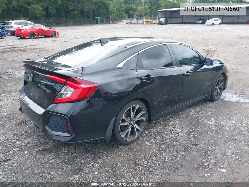 2HGFC1E51JH706601 2018 Honda Civic Si