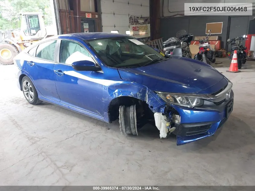 19XFC2F50JE006468 2018 Honda Civic Lx